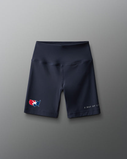 RUDIS USA Wrestling Women's Biker Shorts - Officially Licensed Gear