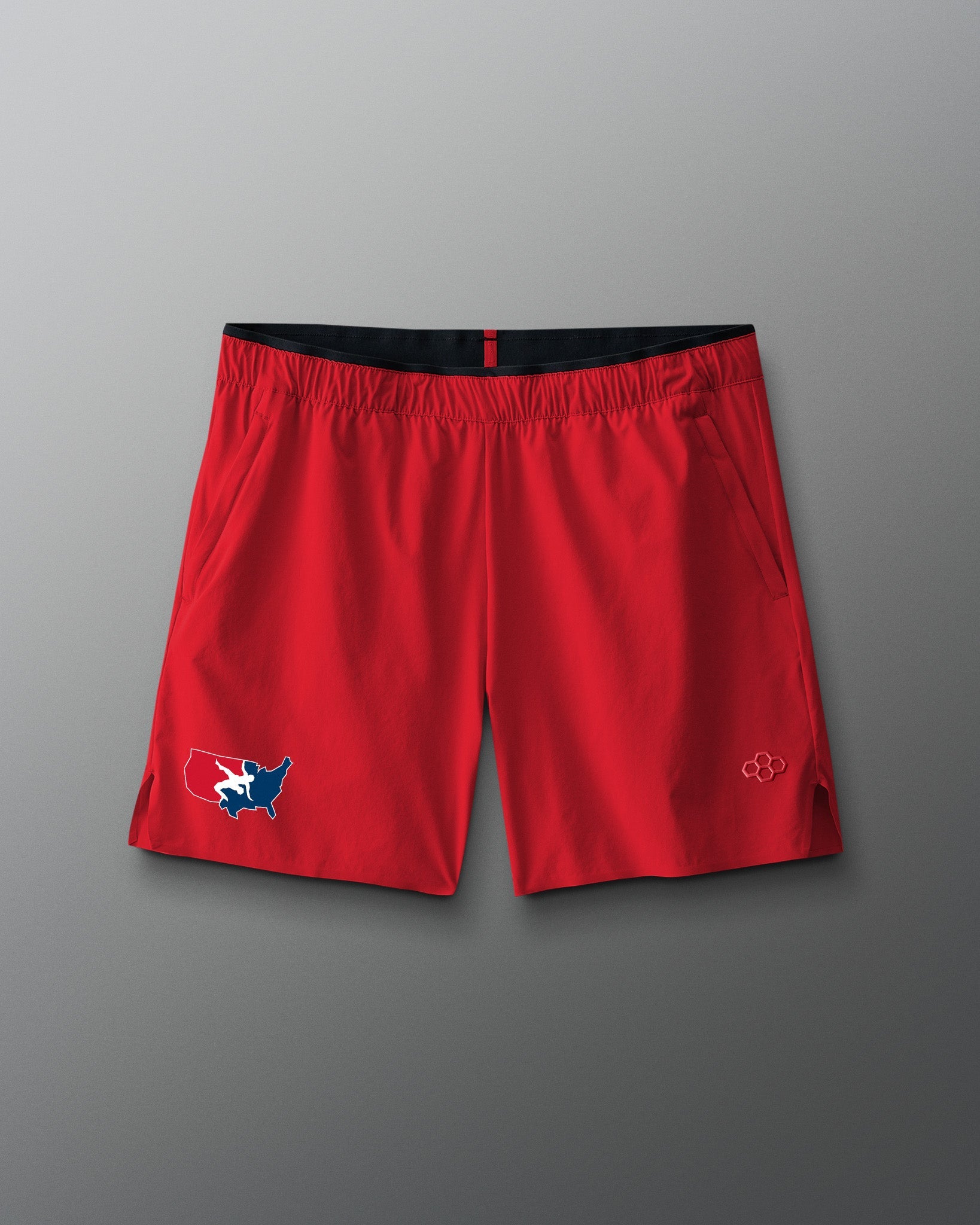 RUDIS USA Wrestling Logo Performance Short