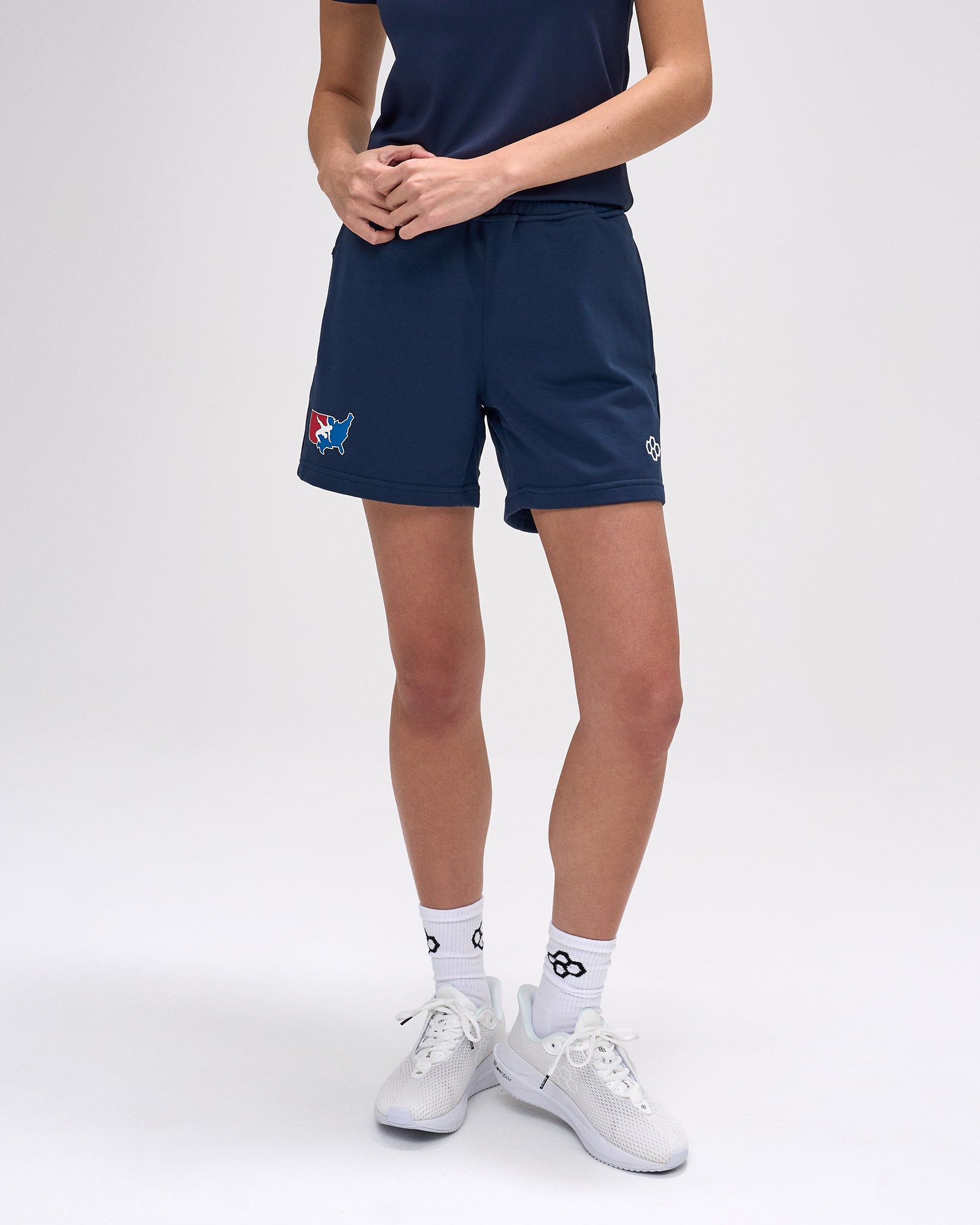 RUDIS USA Wrestling Luxe Terry 5" Shorts