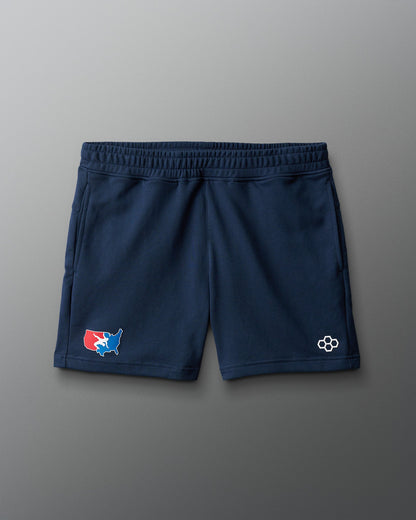 RUDIS USA Wrestling Luxe Terry 5" Shorts