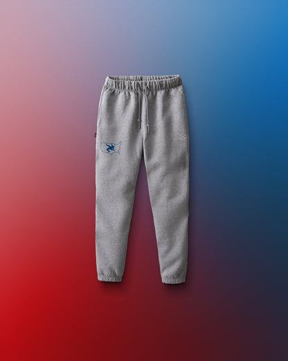 RUDIS USA Wrestling Logo Comfort Fleece Youth Sweatpant