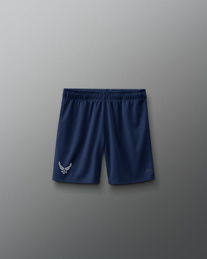 RUDIS USAF Wrestling Emblem 8" 2.0 Youth Mesh Shorts