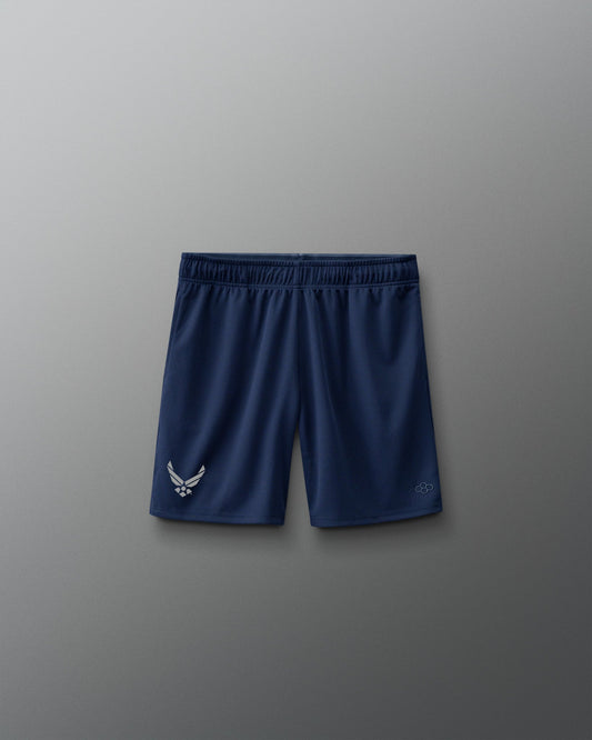 RUDIS USAF Wrestling Emblem 8" 2.0 Youth Mesh Shorts