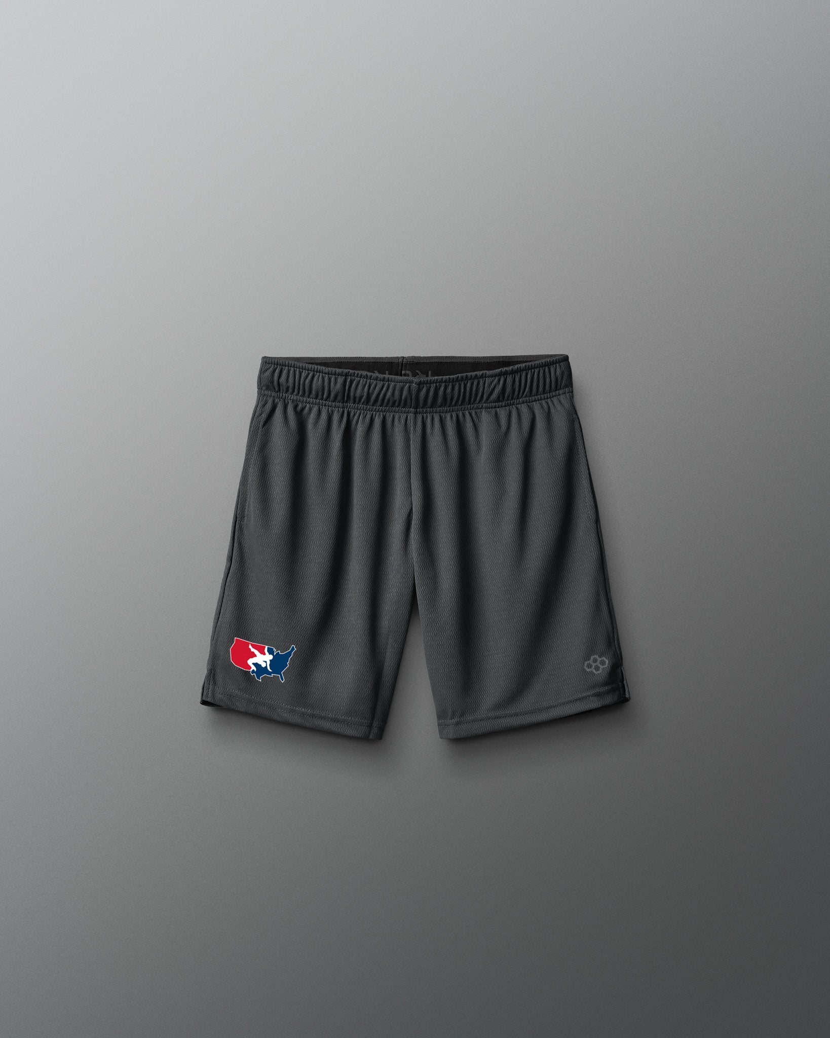 RUDIS USA Wrestling 6" Youth Mesh Shorts - Official Gear