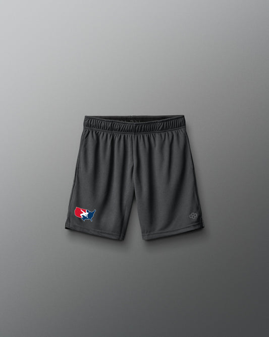 RUDIS USA Wrestling 6" Youth Mesh Shorts - Official Gear