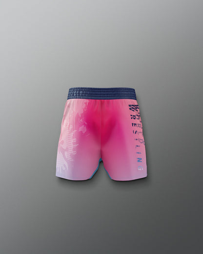 RUDIS UWW Gradient Boy's Elite Shorts - Wrestling Shorts
