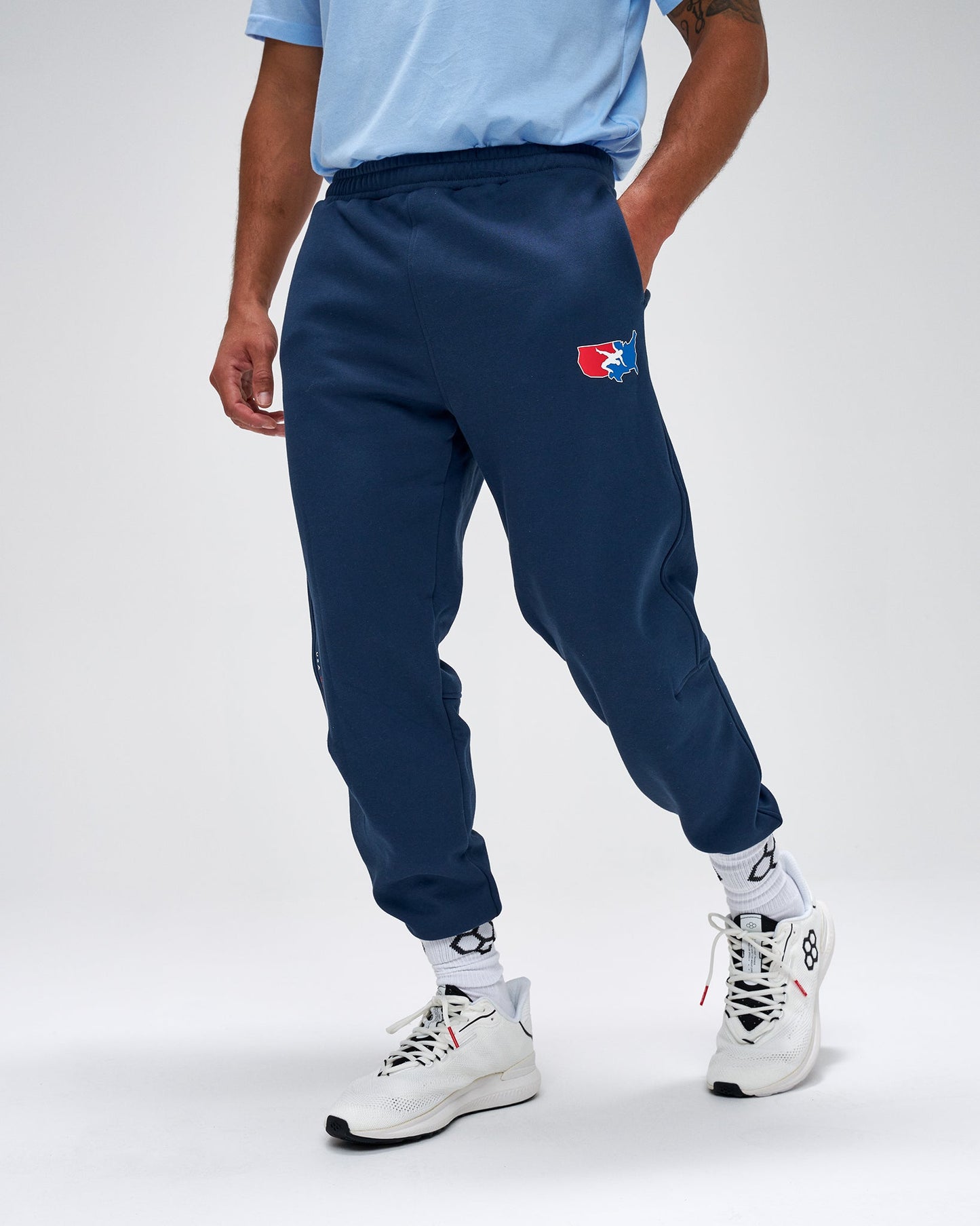 RUDIS USA Wrestling Tech Fleece Jogger - Men's Performance Gear