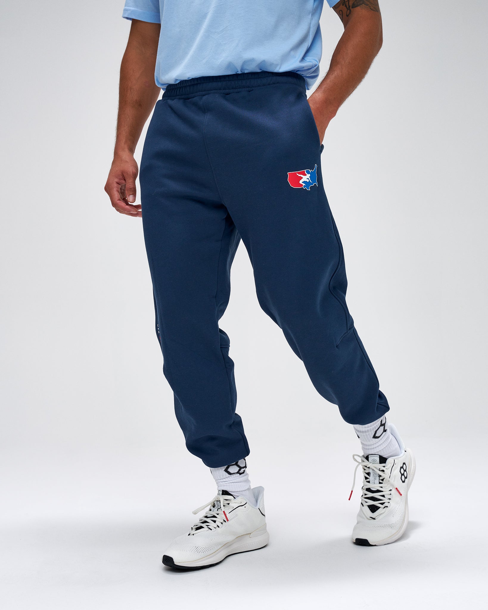 RUDIS USA Wrestling Tech Fleece Jogger - Men's Performance Gear