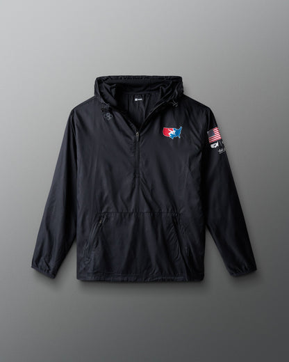 RUDIS USA Wrestling Motion Windbreaker - Black