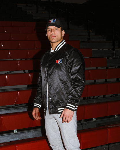 RUDIS USA Wrestling Logo Satin Jacket