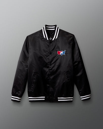 RUDIS USA Wrestling Logo Satin Jacket