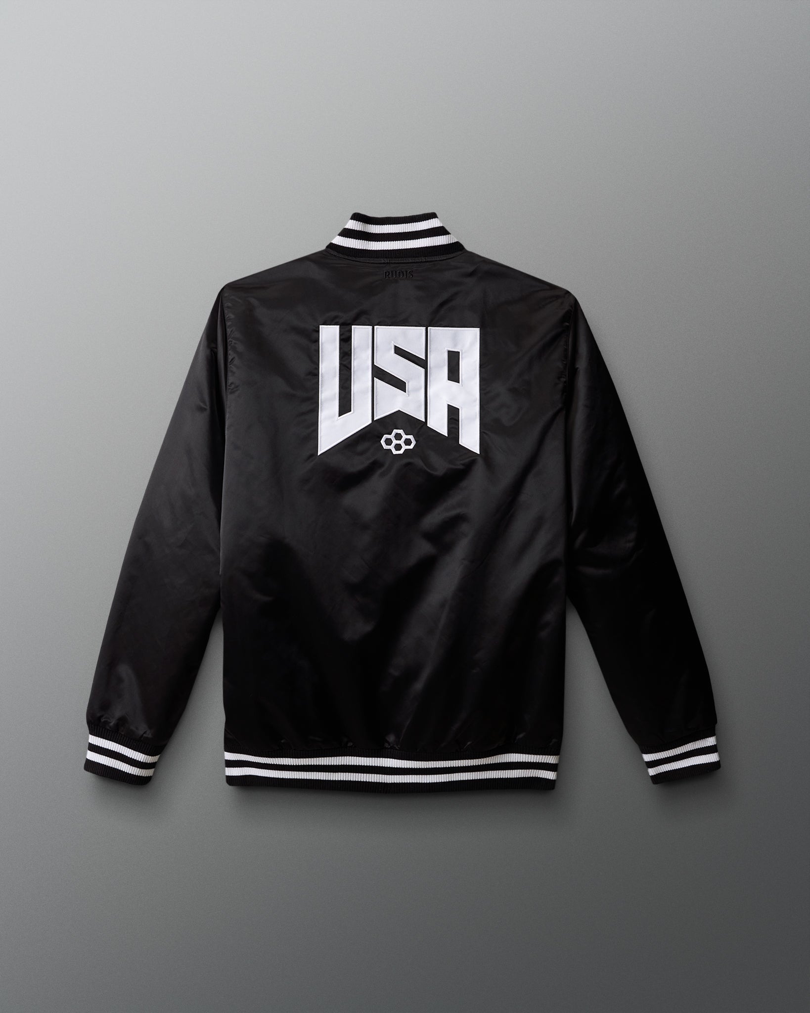 RUDIS USA Wrestling Logo Satin Jacket