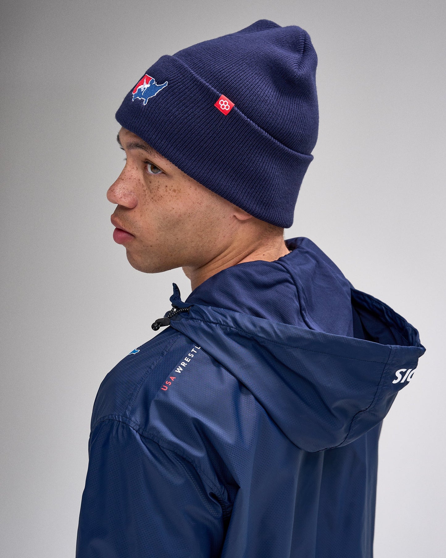 RUDIS USA Wrestling Air 1/4 Zip Windbreaker - Official USA Wrestling Merchandise