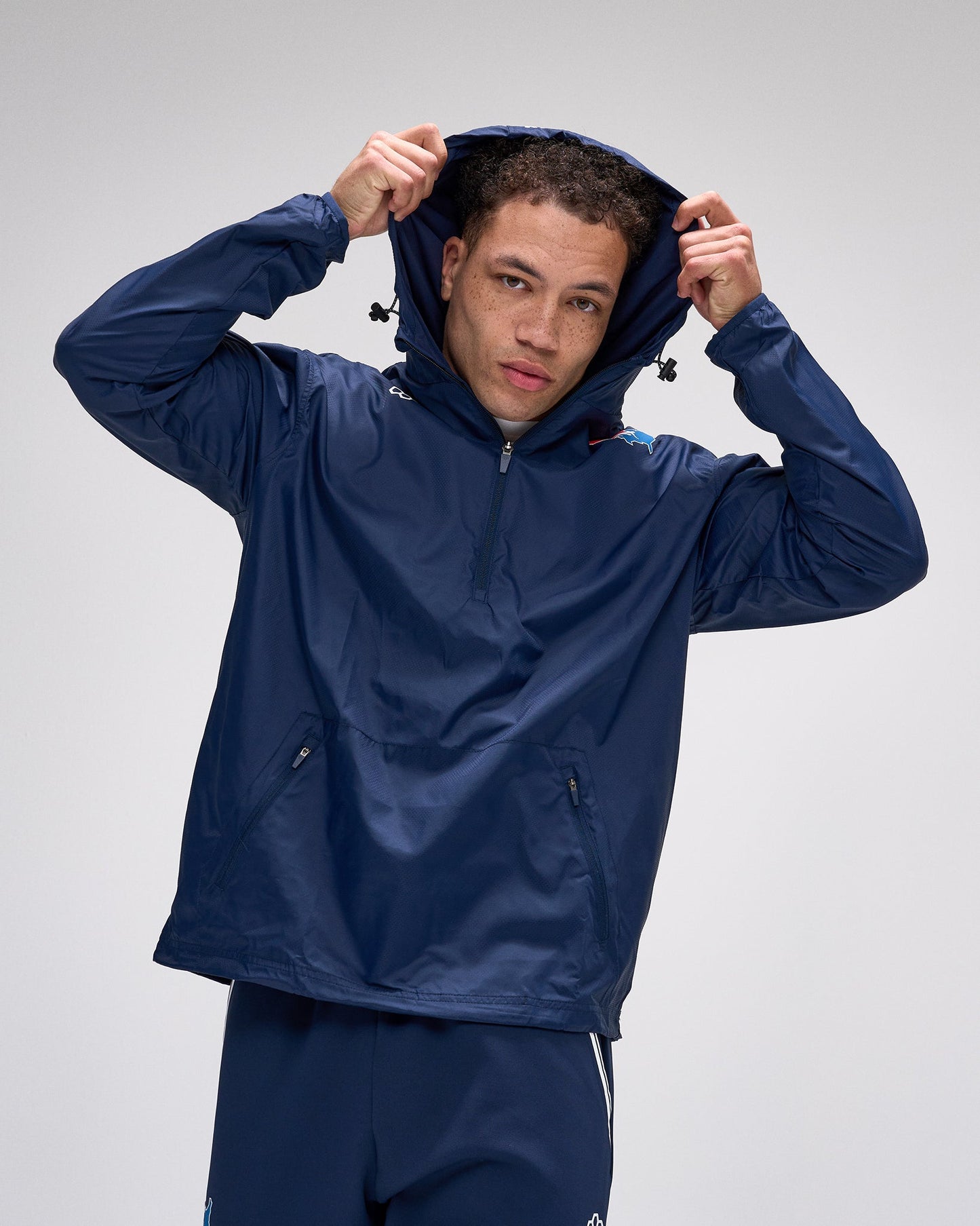 RUDIS USA Wrestling Air 1/4 Zip Windbreaker - Official USA Wrestling Merchandise