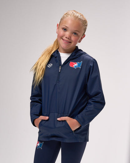 RUDIS USA Wrestling Youth Motion Windbreaker - Navy