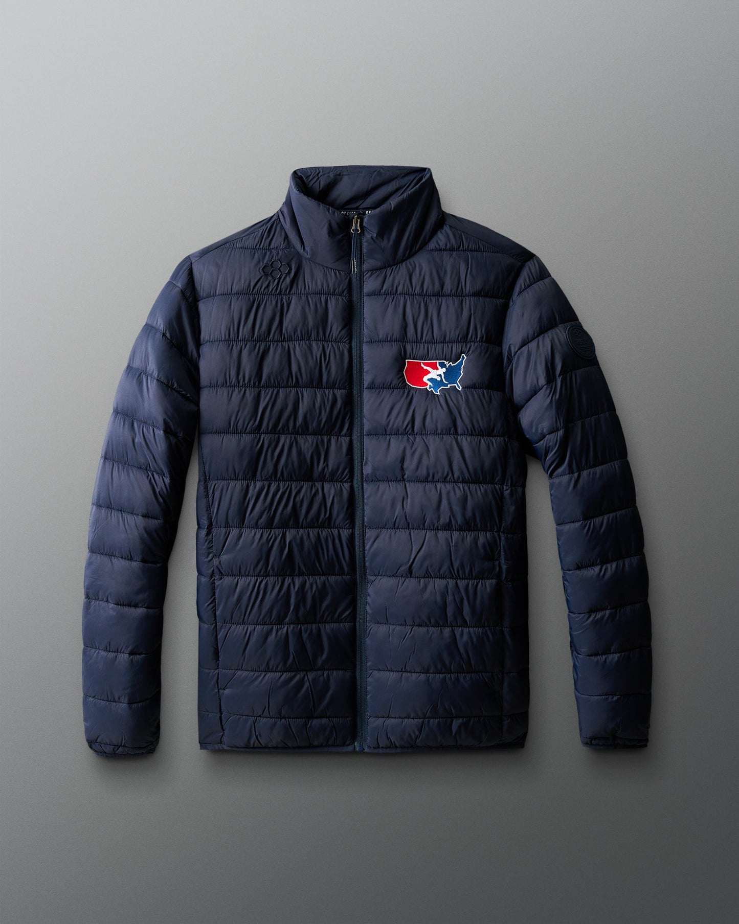 RUDIS USA Wrestling Logo Puffer Jacket - Men's Gear