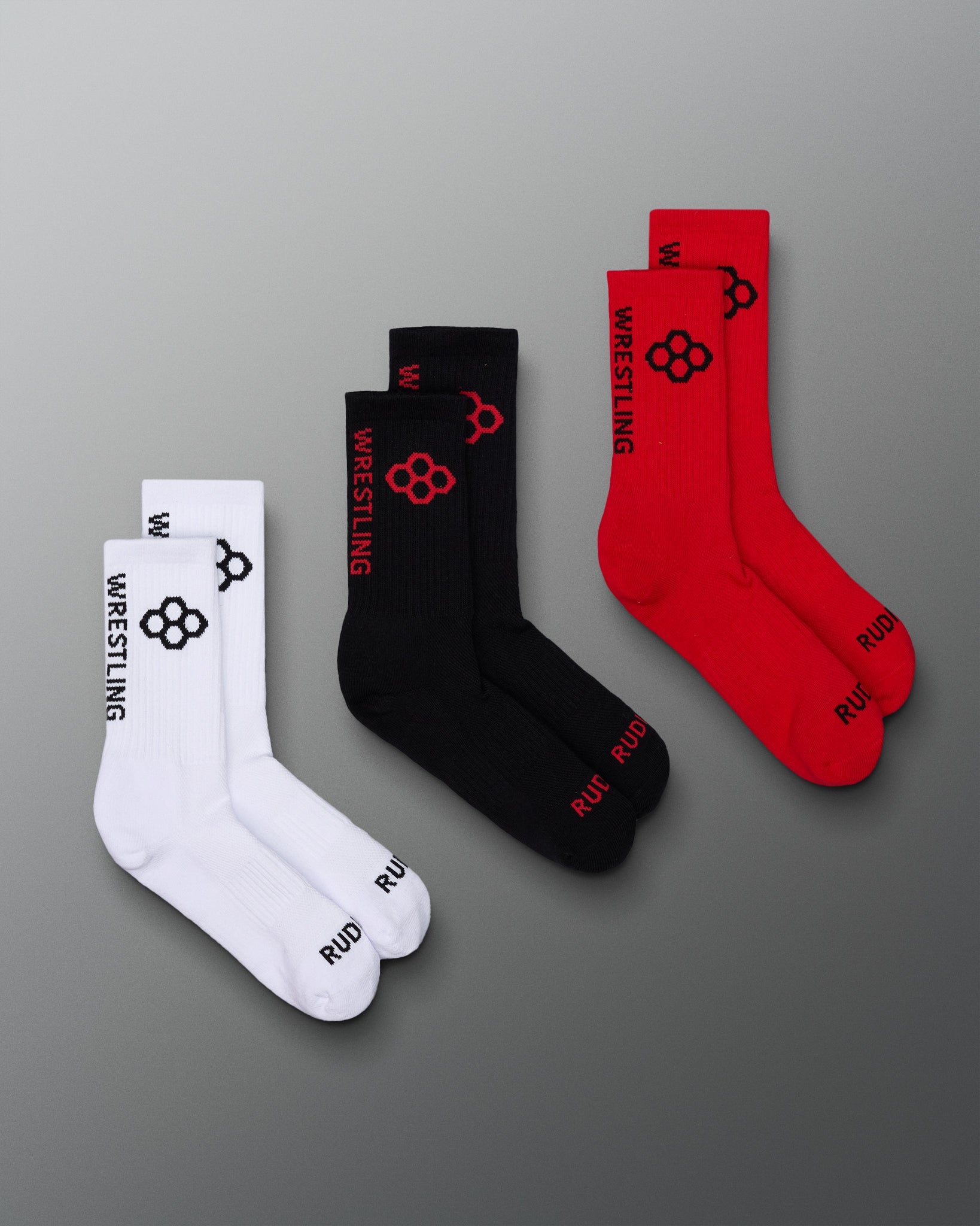 RUDIS RUDIS Cushion Crew Socks (3 Pair)