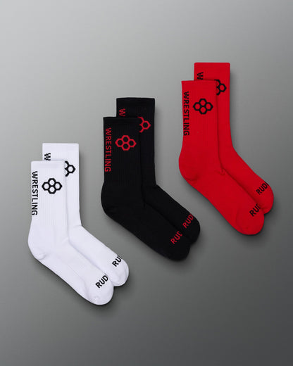 RUDIS RUDIS Cushion Crew Socks (3 Pair)