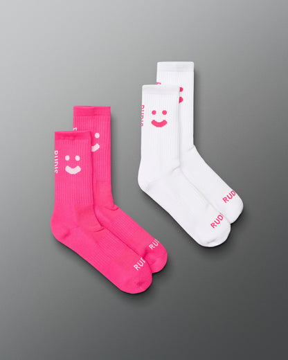 RUDIS Sarah Hildebrandt Smile Socks – High-Performance Crew