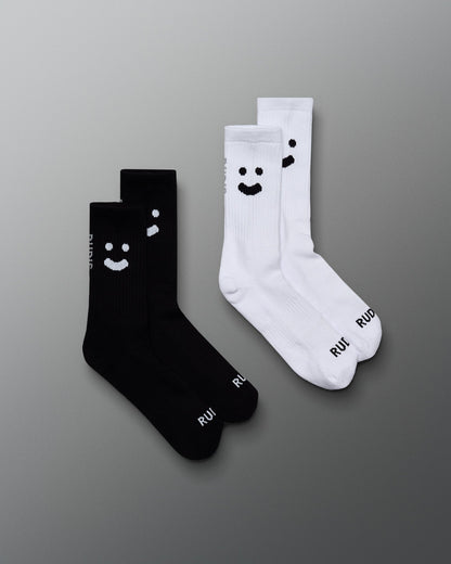 RUDIS Sarah Hildebrandt Smile Socks – High-Performance Crew