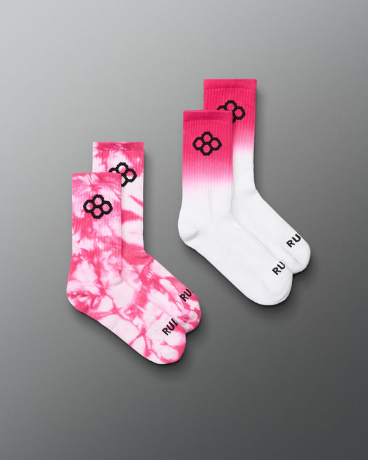 RUDIS RUDIS Tie-Dye Essential Socks (2 Pair)