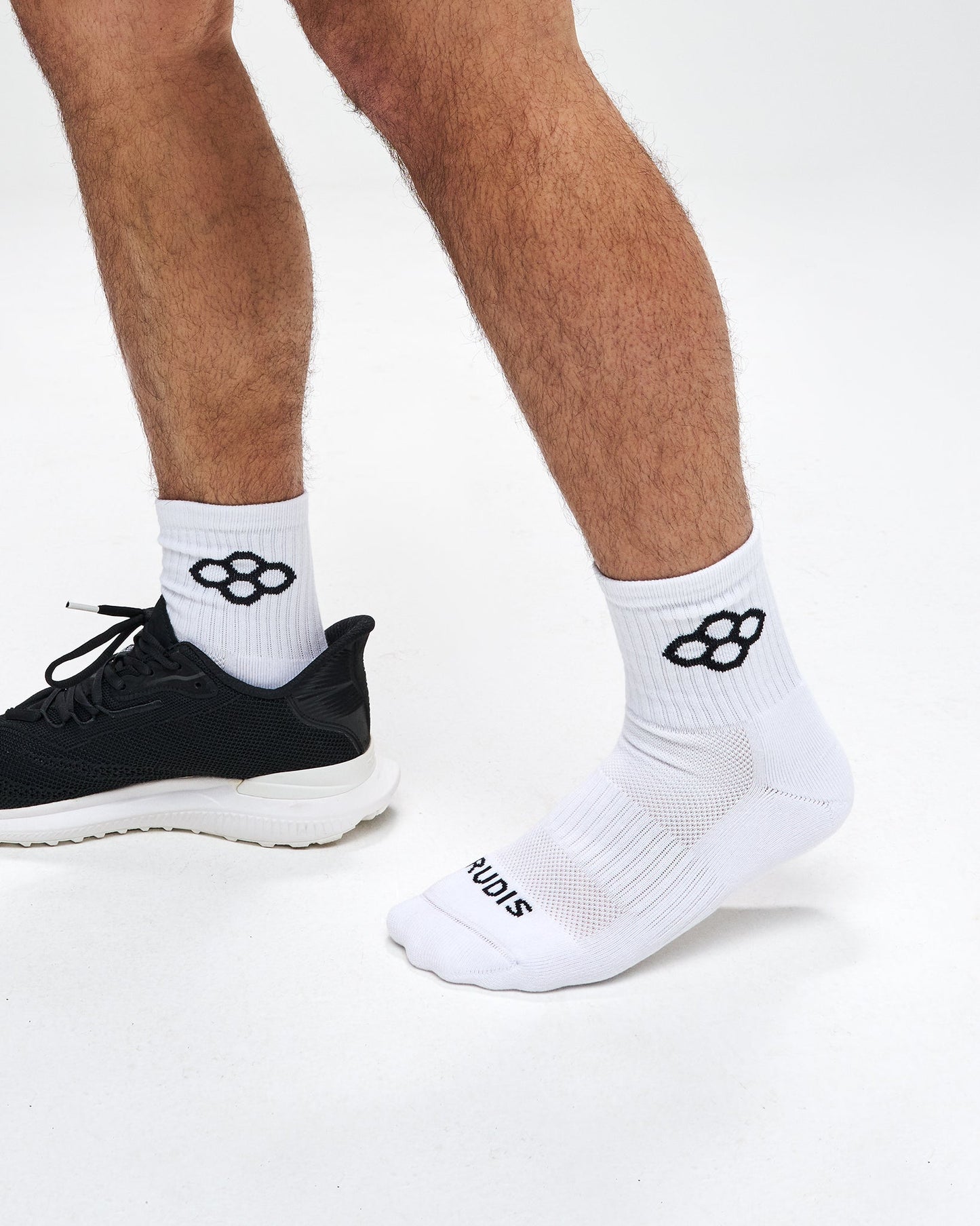 RUDIS RUDIS Essential Hex Cushion Half Crew Socks (2 Pair)