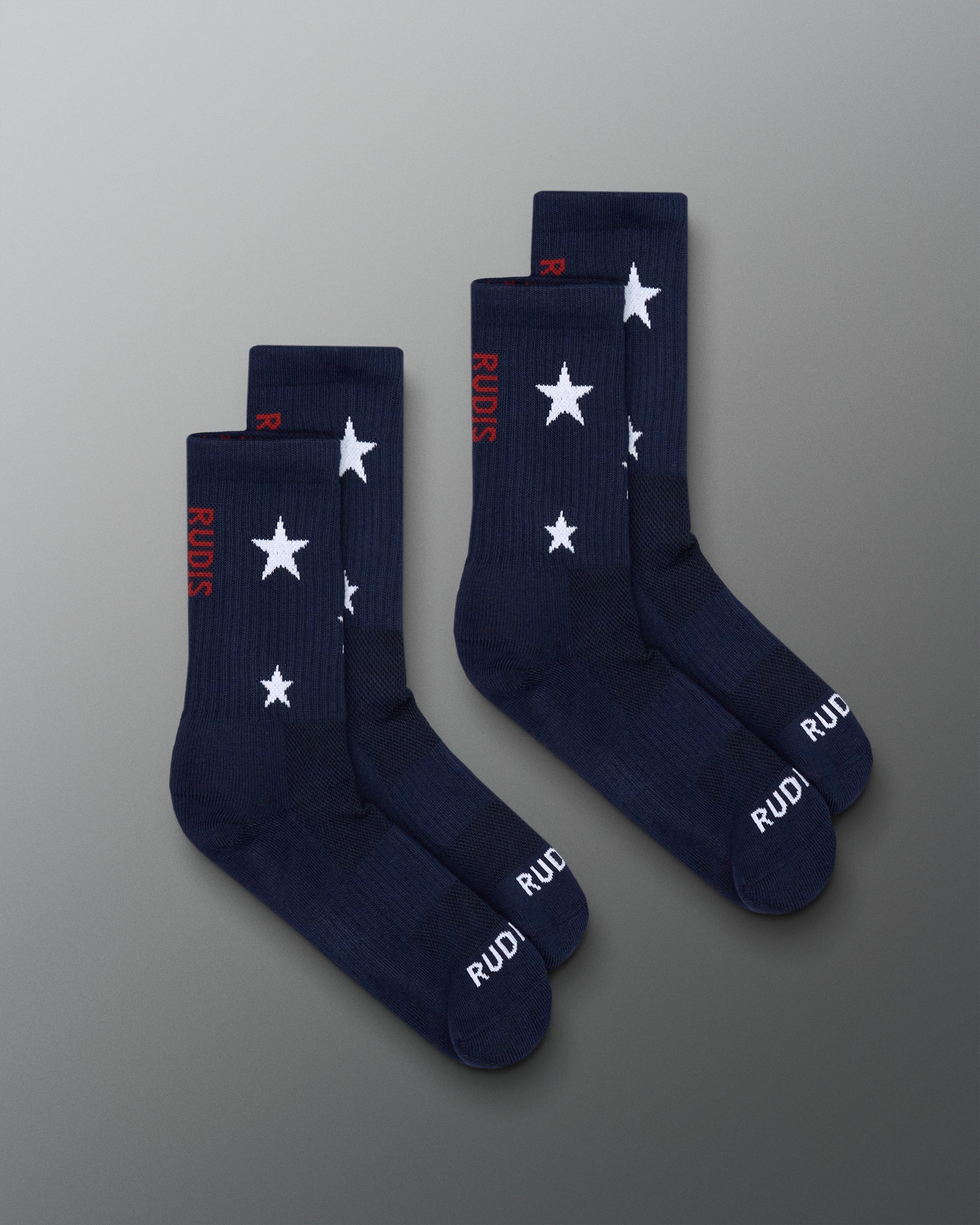 RUDIS Stars Cushion Crew Socks (2 Pair)