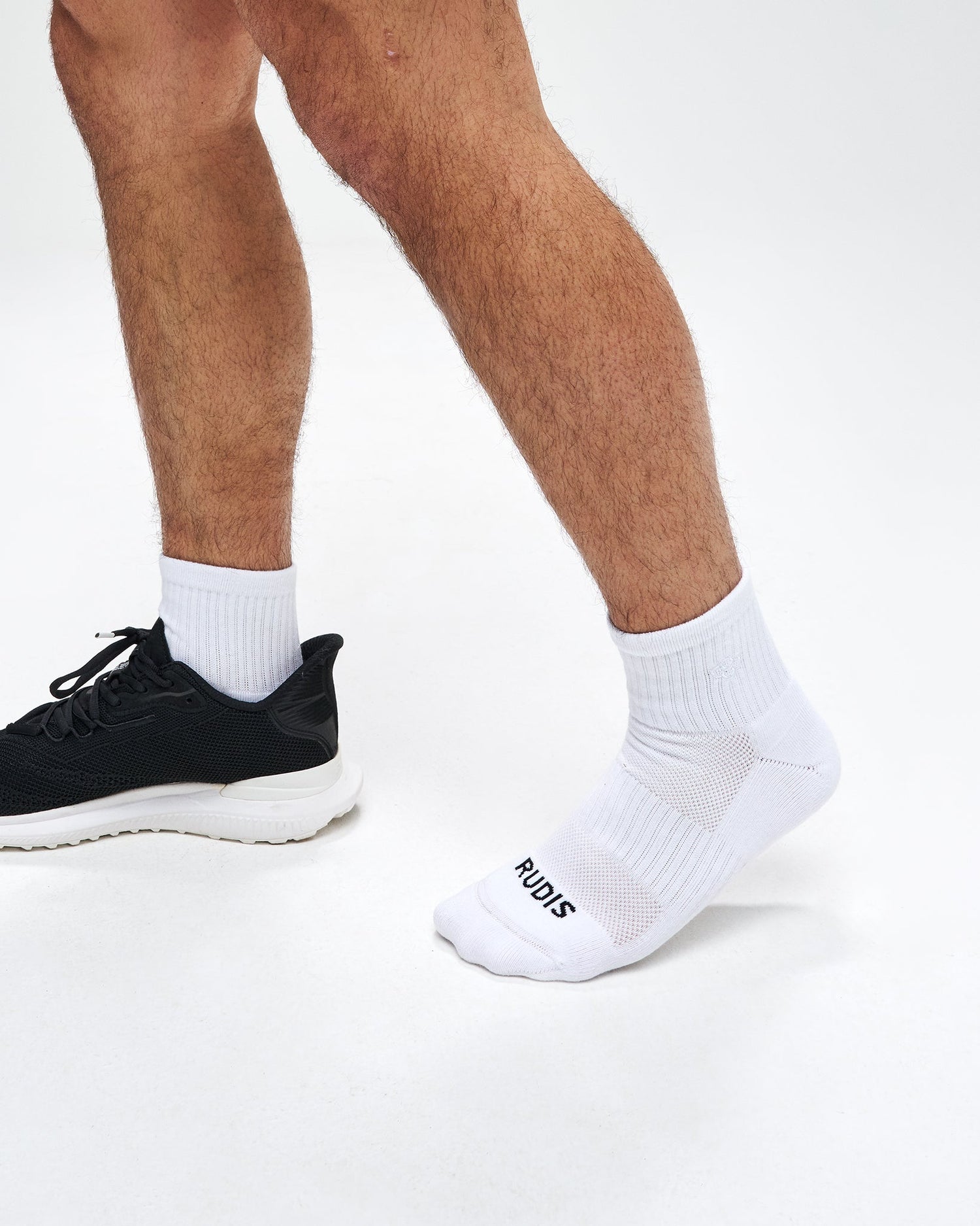 RUDIS RUDIS Essential Hex Cushion Quarter Socks (2 Pair)