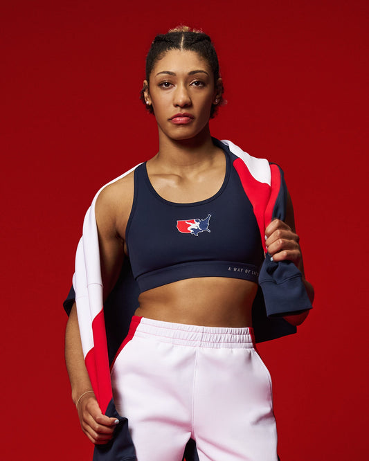 RUDIS USA Wrestling Women's Sports Bra - Officially Licensed Gear