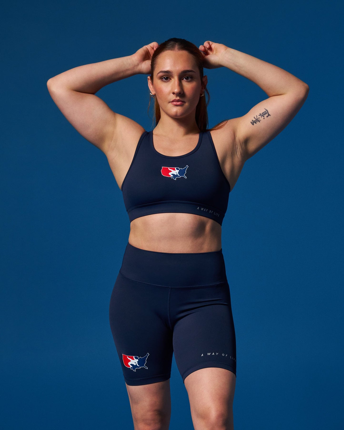 RUDIS USA Wrestling Women's Sports Bra - Officially Licensed Gear