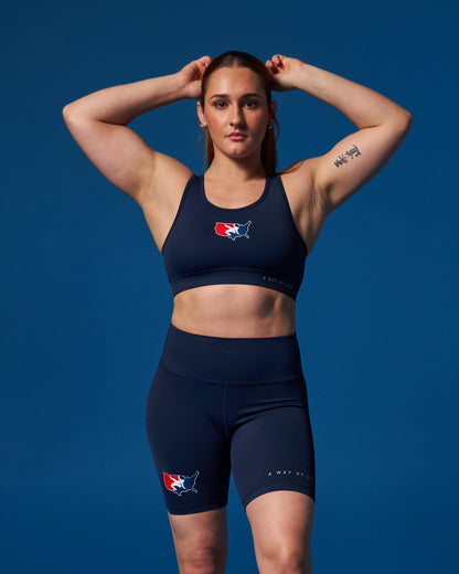 RUDIS USA Wrestling Women's Sports Bra - Officially Licensed Gear