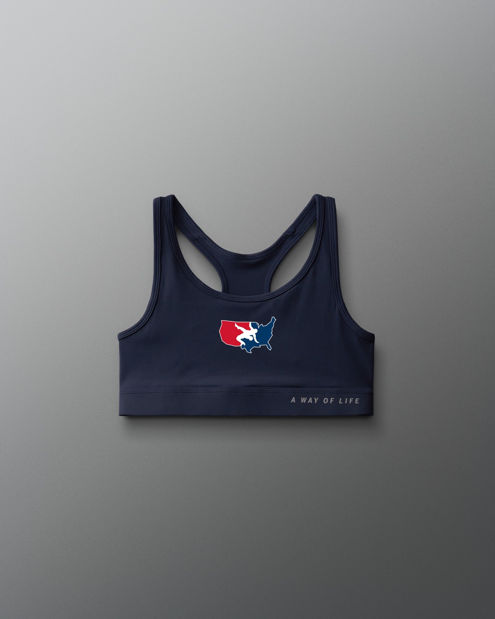 RUDIS USA Wrestling Women's Sports Bra - Officially Licensed Gear