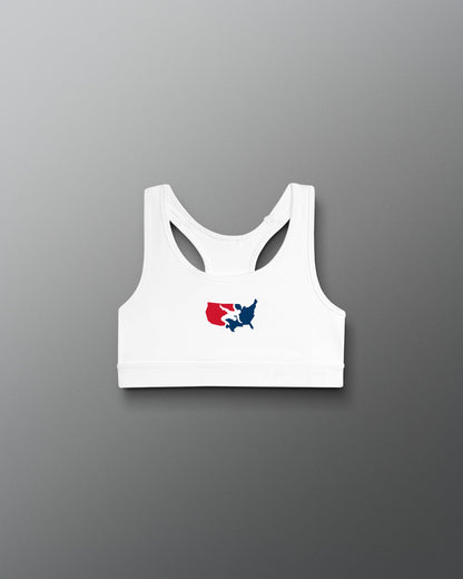 RUDIS USA Wrestling Women's Sports Bra - Officially Licensed Gear