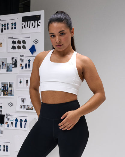 RUDIS Women's Scoop Neck Padded Sports Bra
