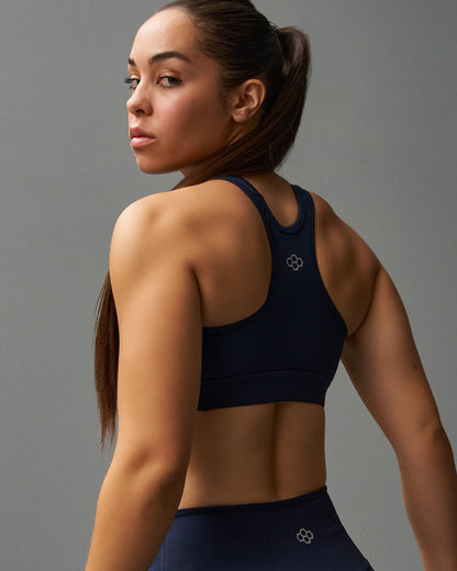 RUDIS RUDIS Women's Sports Bra - Navy | Train Fiercely, Compete Intrepidly