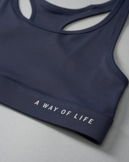 RUDIS RUDIS Women's Sports Bra - Navy | Train Fiercely, Compete Intrepidly