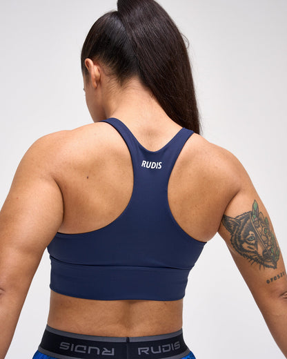 RUDIS USA Wrestling Women's Scoop Neck Padded Sports Bra