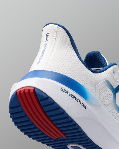 RUDIS USA Wrestling Quest Adult Lifestyle Runner - USA White