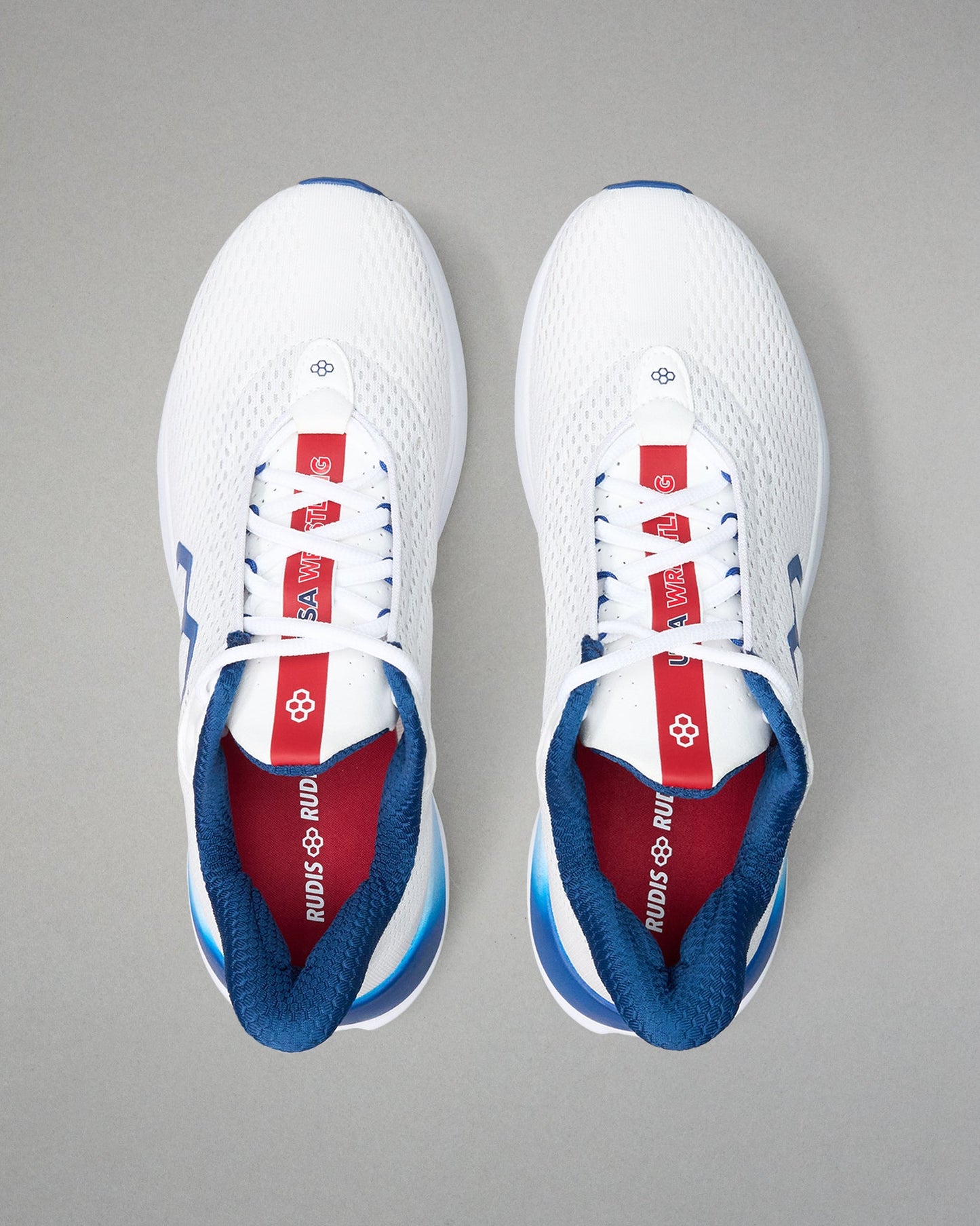 RUDIS USA Wrestling Quest Adult Lifestyle Runner - USA White