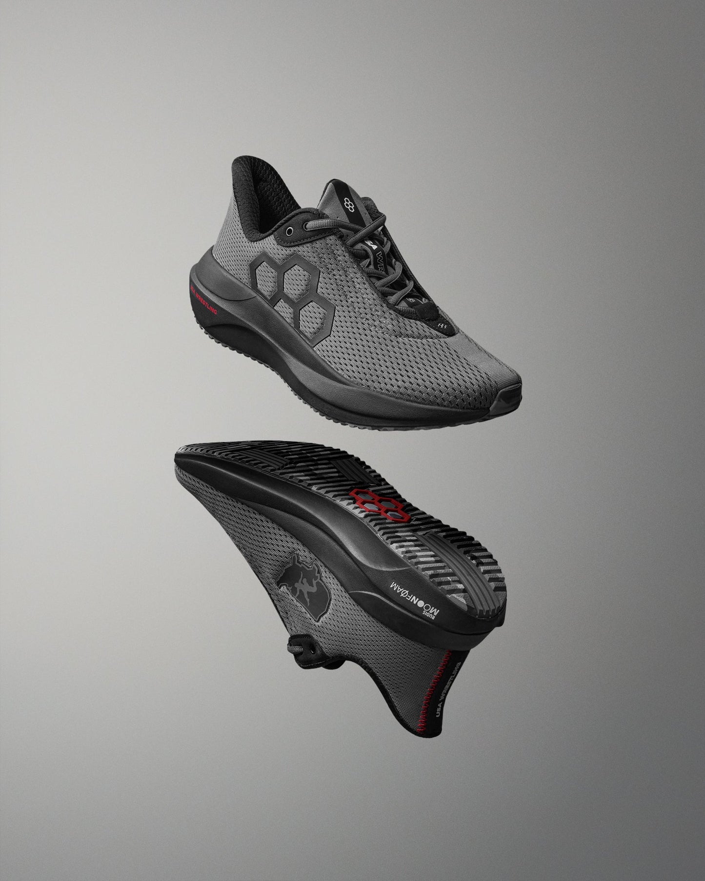 RUDIS USA Wrestling Quest Youth Lifestyle Runner - Gray Camo