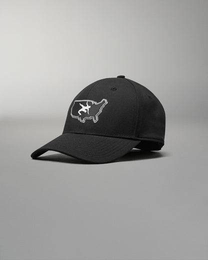 RUDIS USA Wrestling Cradle Stretch Fit Hat