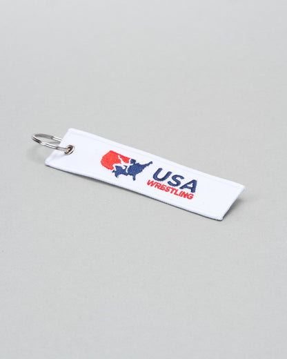 RUDIS USA Wrestling Dream Big Woven Keychain