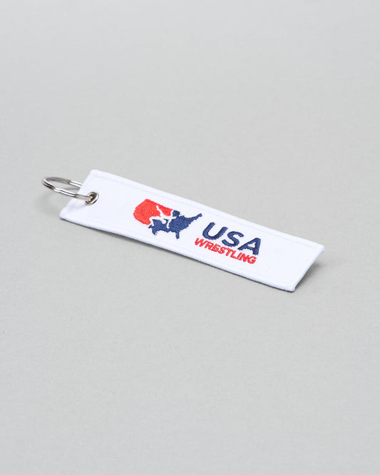 RUDIS USA Wrestling Dream Big Woven Keychain