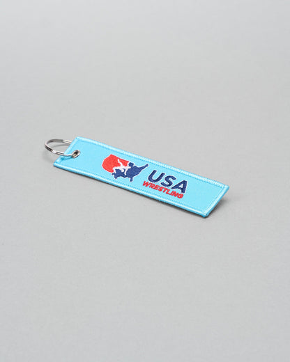 RUDIS USA Wrestling Dream Big Woven Keychain