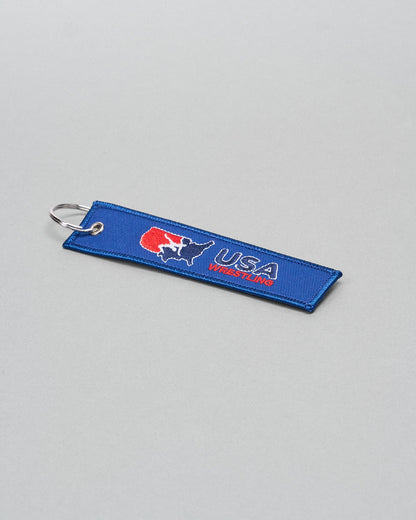 RUDIS USA Wrestling Dream Big Woven Keychain