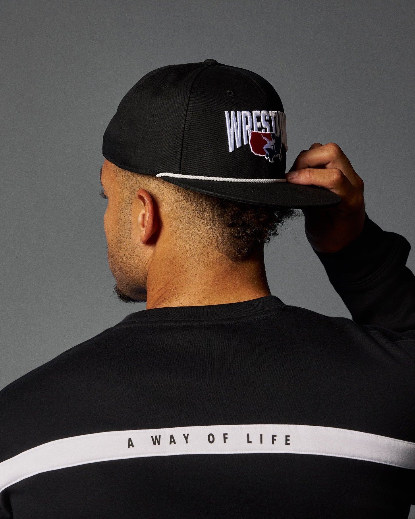 RUDIS USA Wrestling Map Nelson Snapback Hat