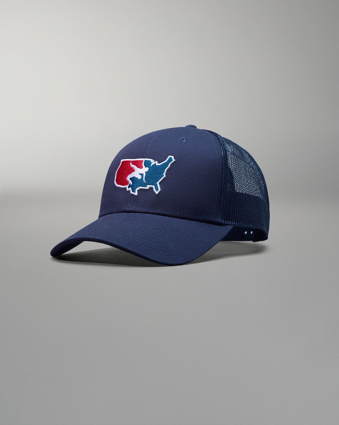 RUDIS USA Wrestling Logo Bridge Trucker Hat
