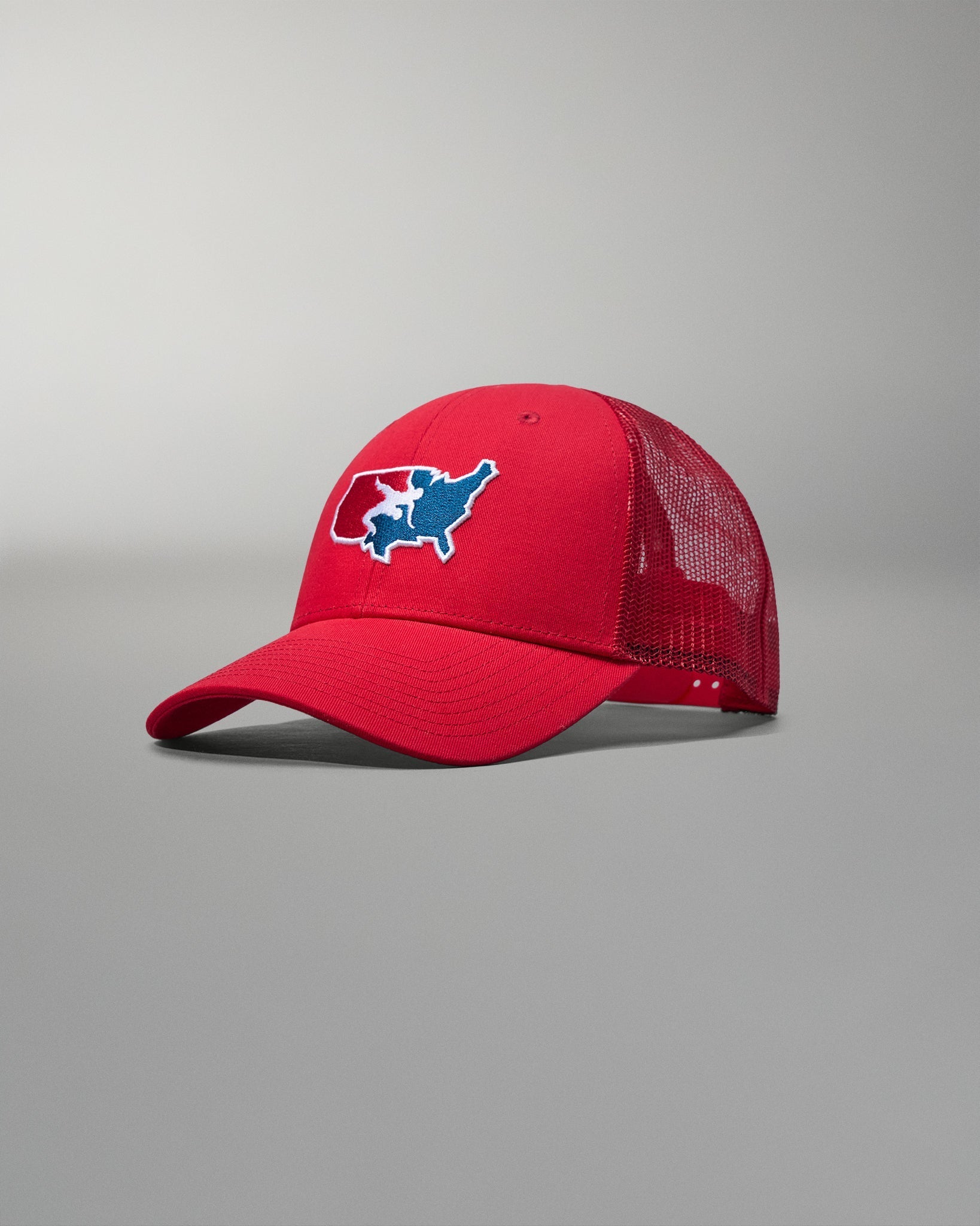 RUDIS USA Wrestling Logo Bridge Trucker Hat