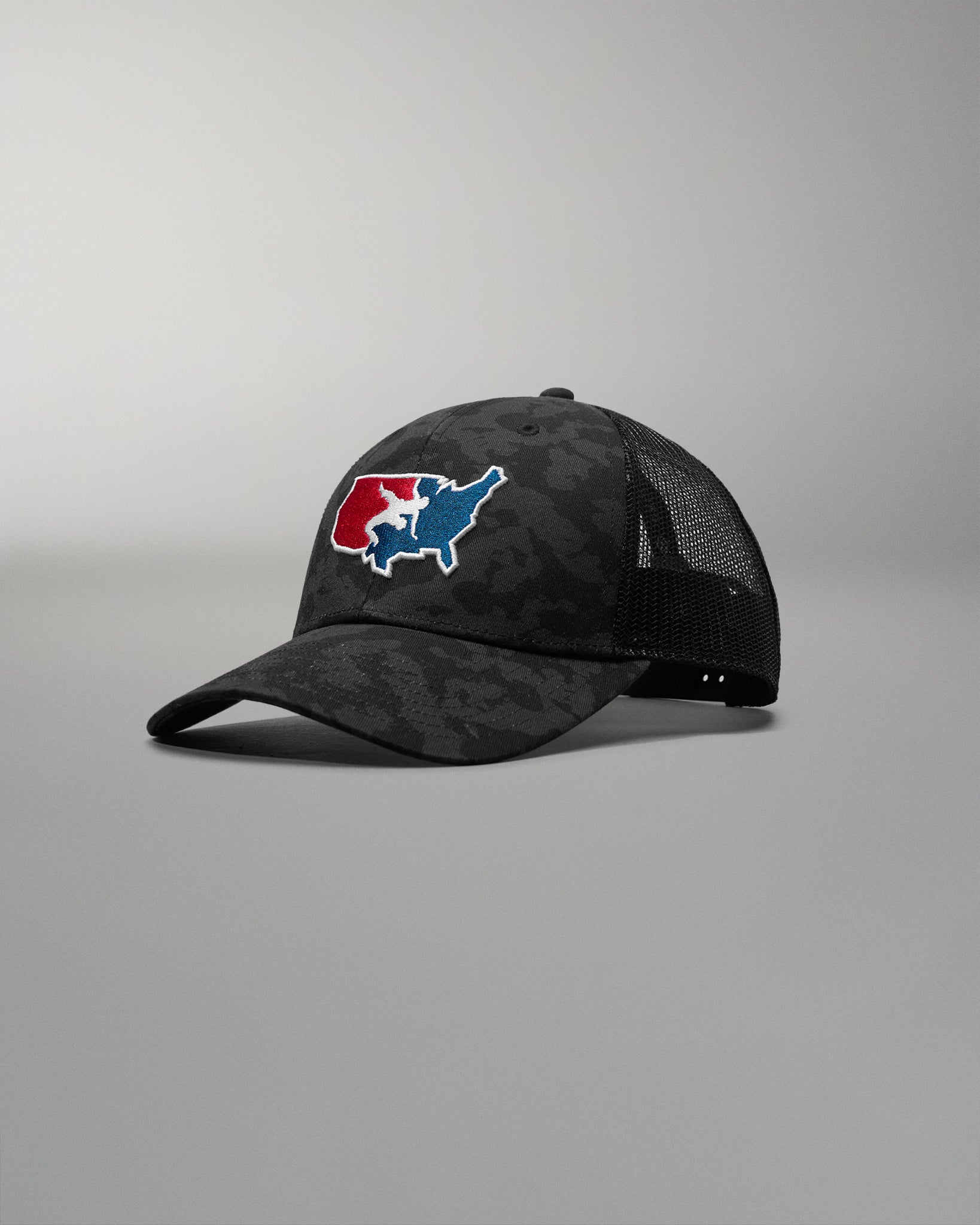 RUDIS USA Wrestling Logo Bridge Trucker Hat