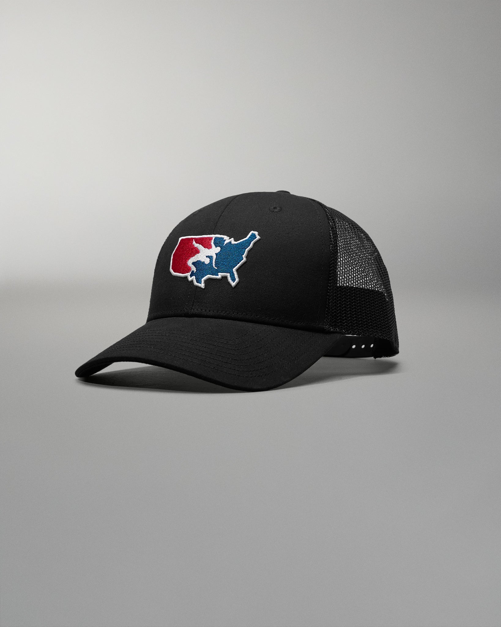 RUDIS USA Wrestling Logo Bridge Trucker Hat